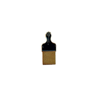 Afro Pick Enamel Pin