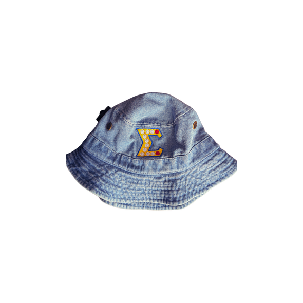 Pearls & Rubies Embroidered Bucket Hat