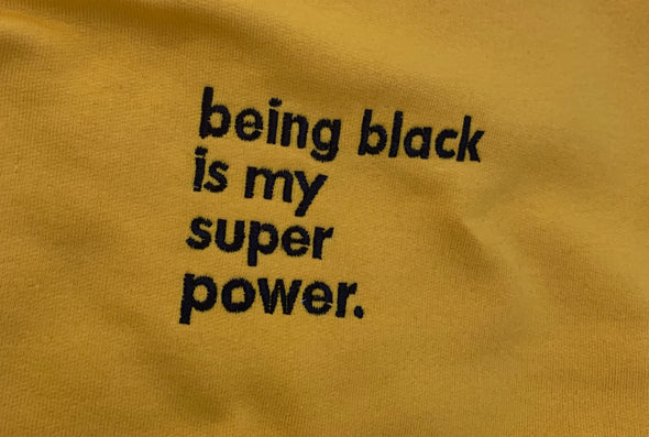 Black is Super Sweatshirt